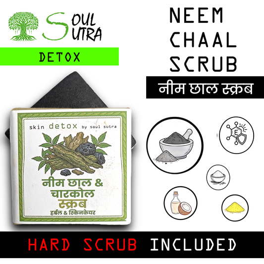 NEEM CHAAL SCRUB BY SOUL SUTRA [ PACK OF 4 ]