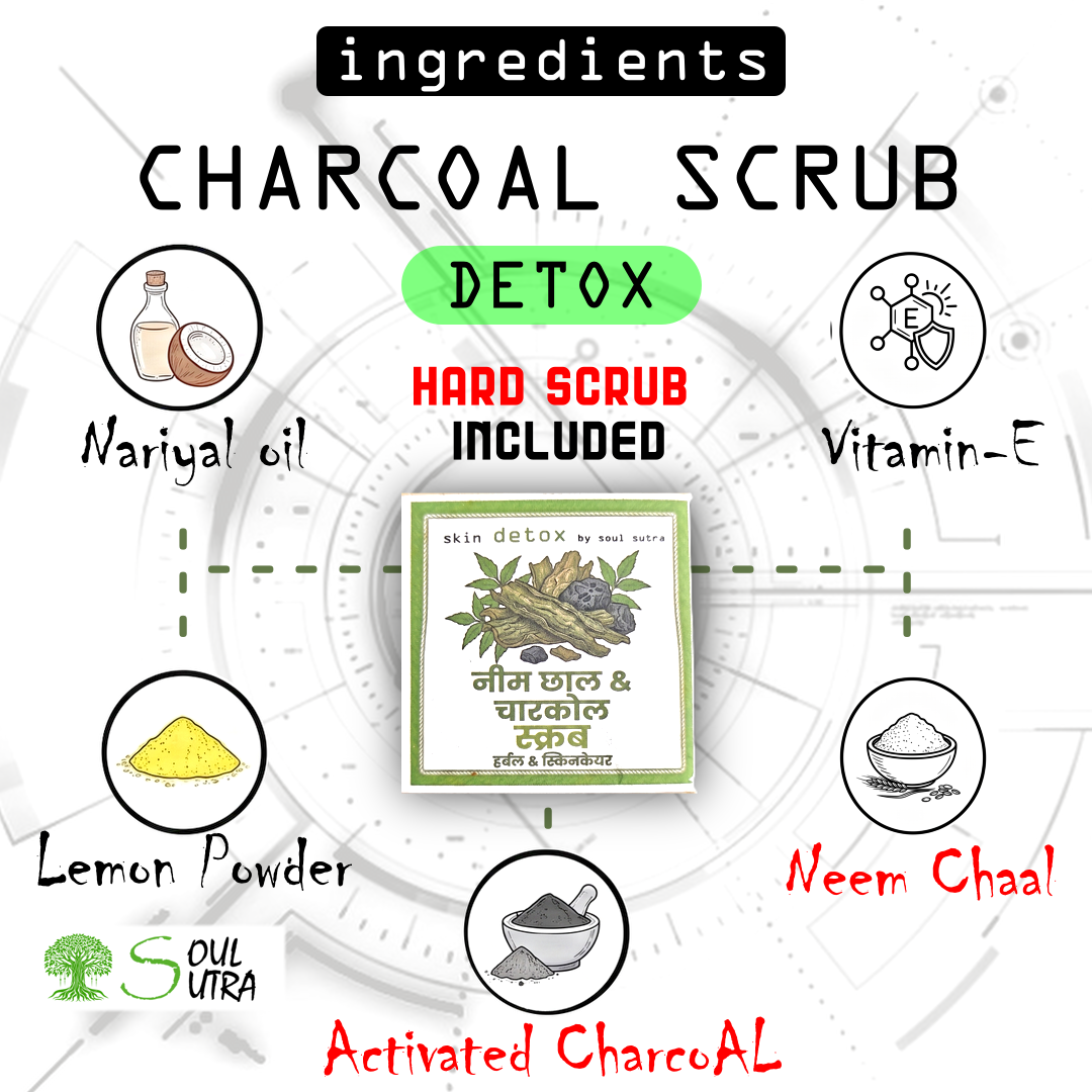 NEEM CHAAL SCRUB BY SOUL SUTRA [ PACK OF 4 ]