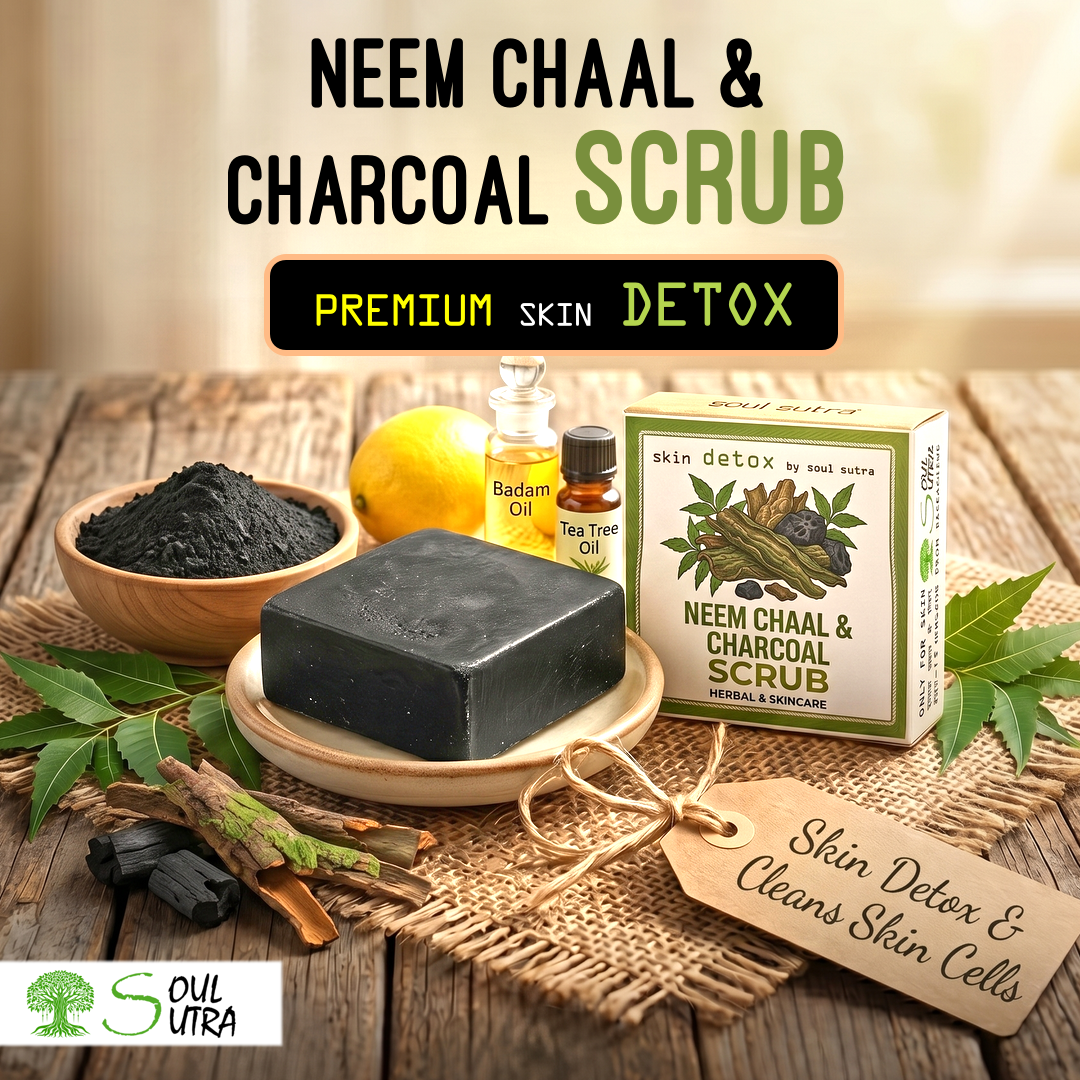 NEEM CHAAL SCRUB BY SOUL SUTRA [ PACK OF 4 ]